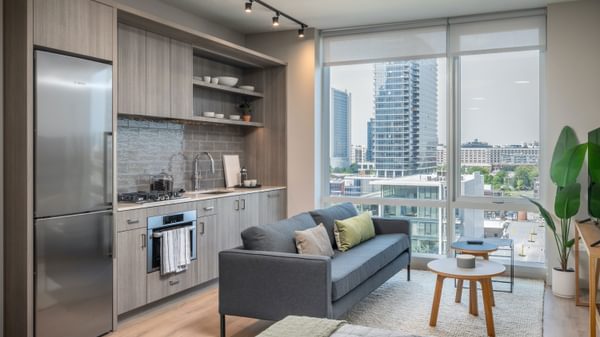 868 N Wells Studio Living Space